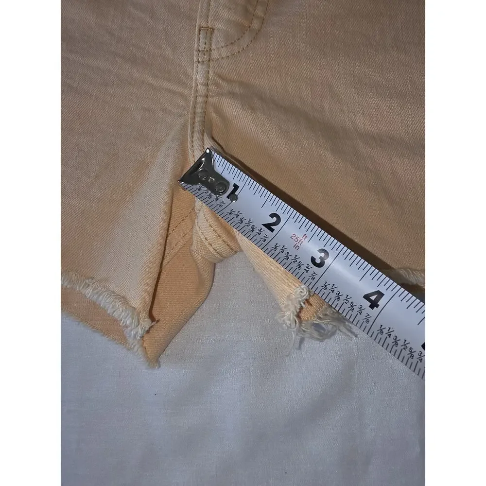 Women's Denim Old Navy OG Straight Peach Size 8 Raw Hem Shorts